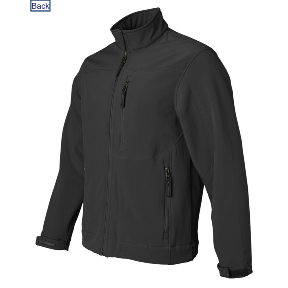 Men's Black Softshell Jacket